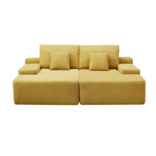 canapé-lit en coupe en coupe