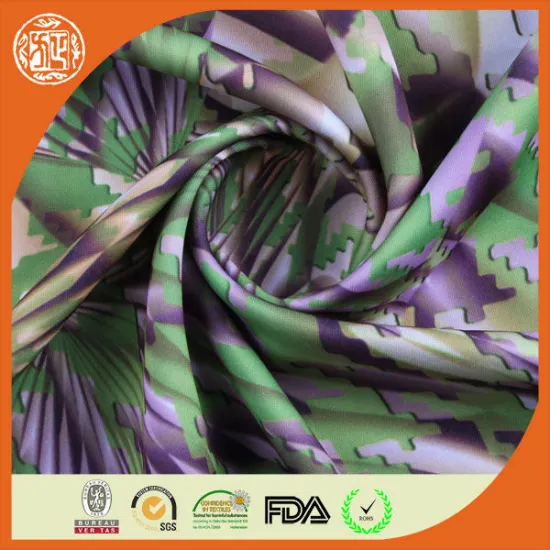 Best selling printed scuba knit fabric 100 polyester knit fabric