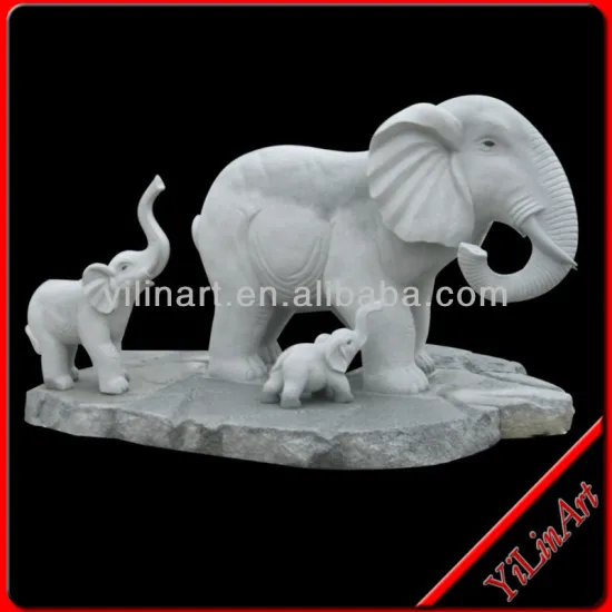 Stone Elephant Statues With High Quality YL-D114