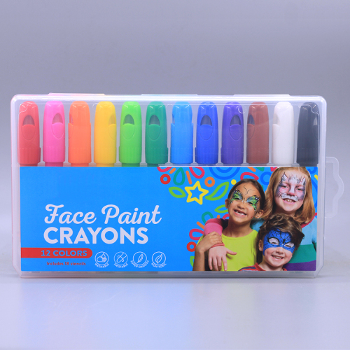 ปลอดสารพิษล้างทำความสะอาดได้ Twistable Face Paint Crayons Stick