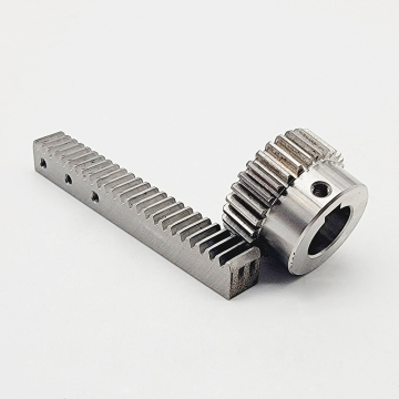 CNC CNC en acier inoxydable Rack de vitesses latérales Mouvement haute précision Rack hélicoïdal et pignon pour le système d'entraînement