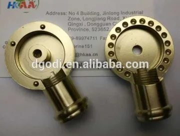 cnc brass copper lighting parts with best service