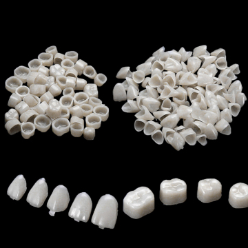 2 Packs Dental Teeth Veneers Ultra Thin Whitening Resin Molar Anterior Temporary Crown Porcelain Dental Material Oral Care Tool