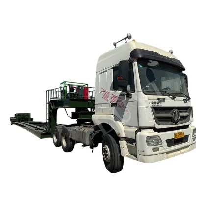 Custom Low Bed Truck Trailer for Helicopter Transport - Luyi Factory