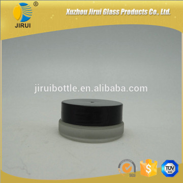 3ml Special Frosting Mini Glass Cream Jar with Plastic Lid