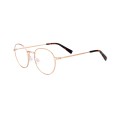 جودة جيدة جديدة كاملة الحافة جولة التصميم البسيط إطارات النظارات المعدنية الكلاسيكية