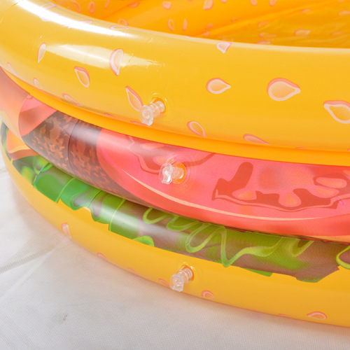 Children Swimming Pool Inflatable Baby Pool innovation item inflatable Hamburger air Kiddie Pool Supplier