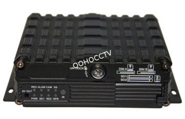 Dual Sd Card Gps Mobile Dvr H.264 With Gps Tracking , Gps Location
