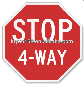 STOP 4-Way Sign