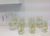 Drinking glass 7pcs water set,water glass set, glass jug with lid