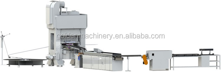 Automatic Production line For tinplate eoe Easy Open end Cover Making Of Canned Food Tin Can Packing