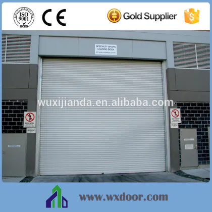 JAD Brand Industry windproof galvanized steel panel roller shutter doors metal roll up door