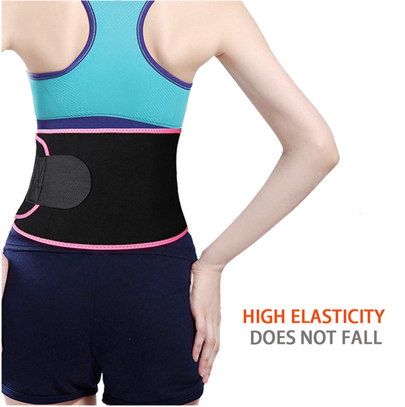 Hot Selling Amazon Popular High Quality Unisex Waist Slimming Belt Support Sweet Sports Sweat Waist Trimmer