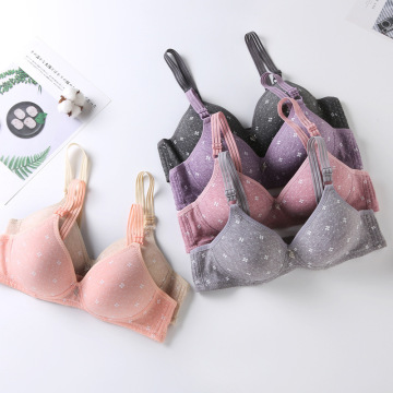 Wholesale Lady Sexy Breast Full Up Bra for Big Breasts Without Steel Ring