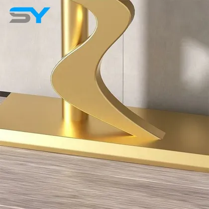 SIYANG Factory Metal Frame Console Table for Hotel and Apartment Decor