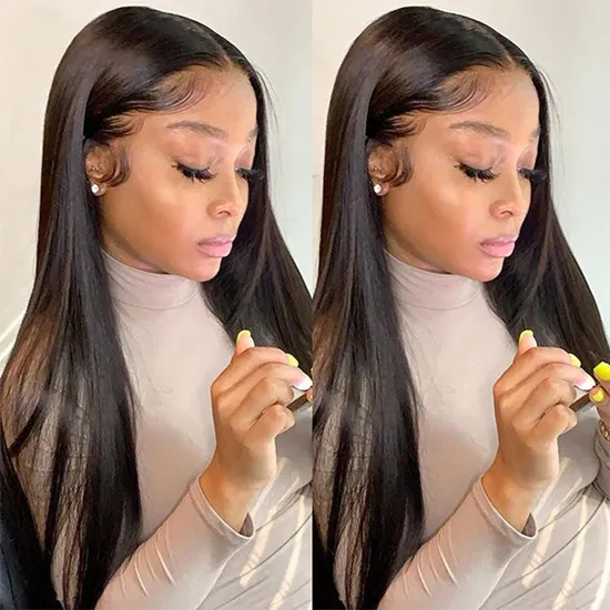 Uniky Wholesale transparent lace frontal wigs,wigs human hair lace front straight,100% brazilian human hair wigs