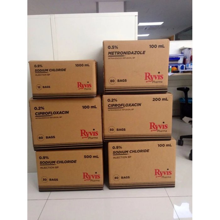 سيبروفلوكساسين إنفيوجن زجاجة بلاستيكية 100 مل