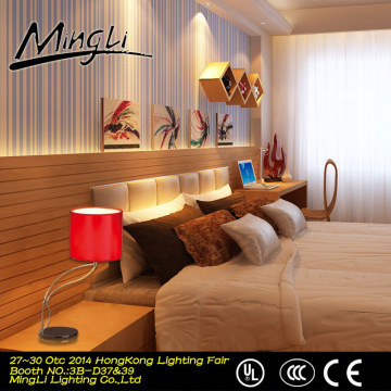 Trendy Fancy Chic Retro Fabric Shade Art Lamp table light