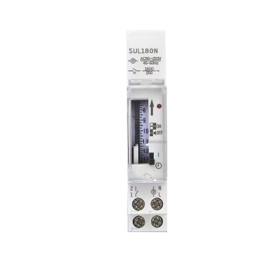 16amp 220-250VAC Analog Timer Switch with Light - ON/OFF Electrical Control, 24 Hour and 15 Minute Mechanical Timer Switch for Electronics