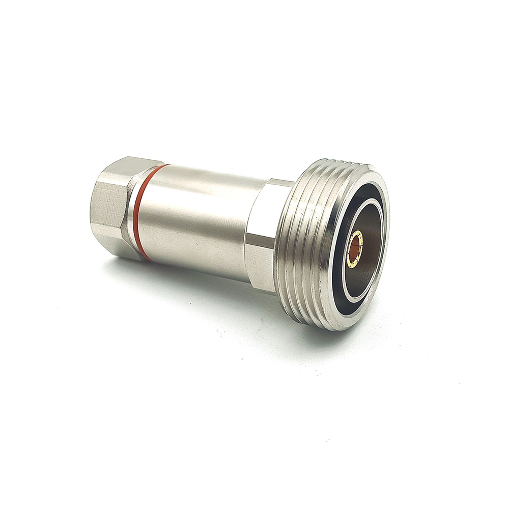 Straight 7-16 DIN Female Clamp Solder RF Connector
