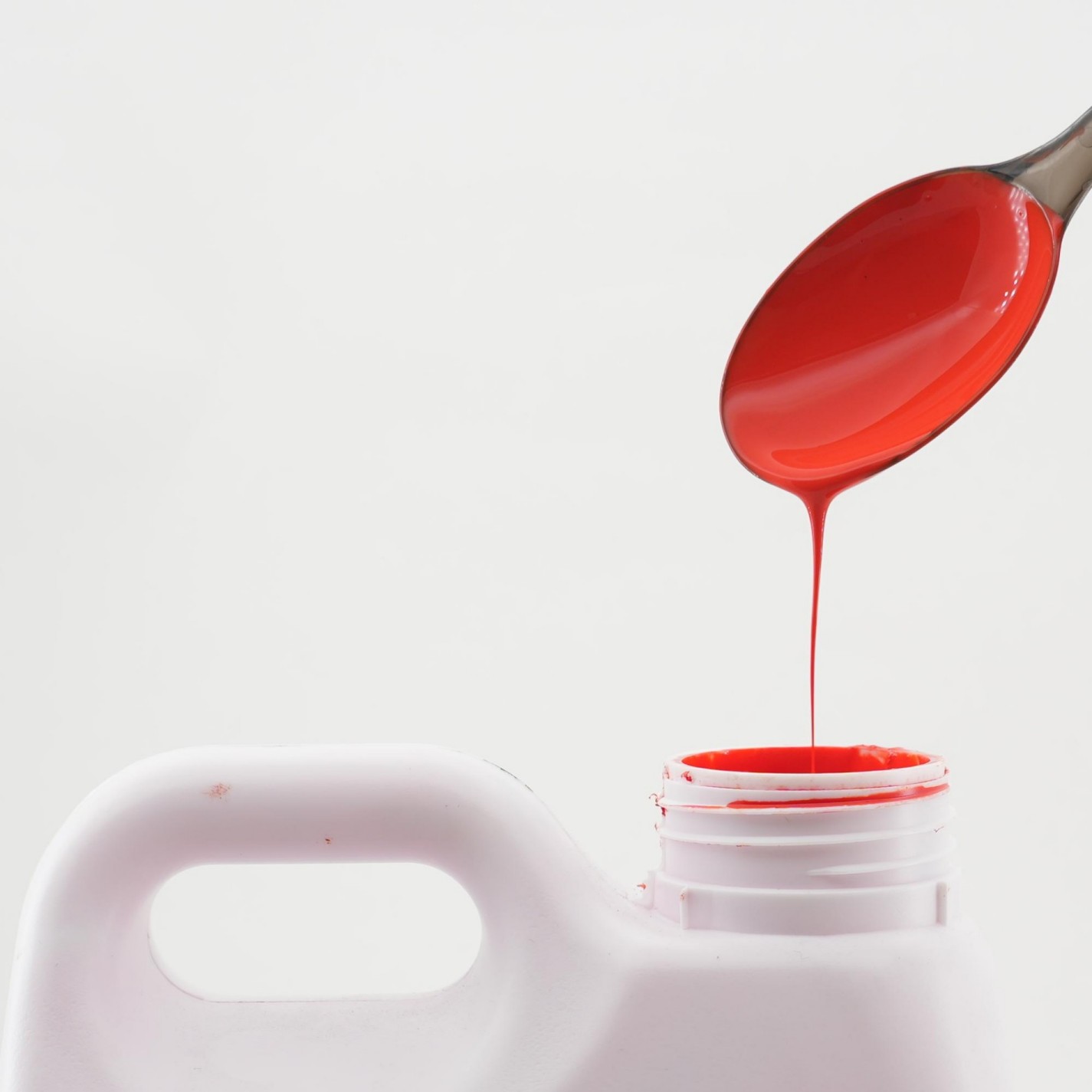 bright red floor paint
