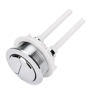 Chrome Dual Flush Push Button for Toilet Tank (38/48/58mm)