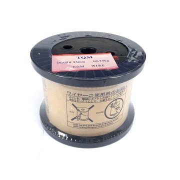 WEDM 0.25mm Brass Wire with Tensile Strength 900N to 1000N for Low Speed Wire Cutting Machines