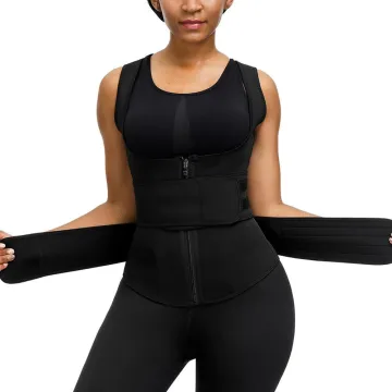 Adjustable Waist Zipper Corset Shapewear for Women - Tummy Control