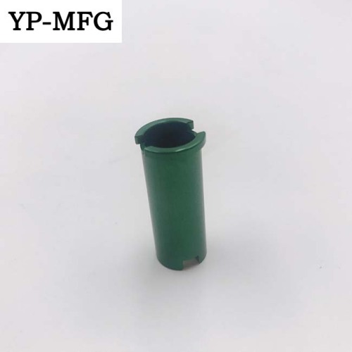 CNC Machining Green Aluminum Parts Painted