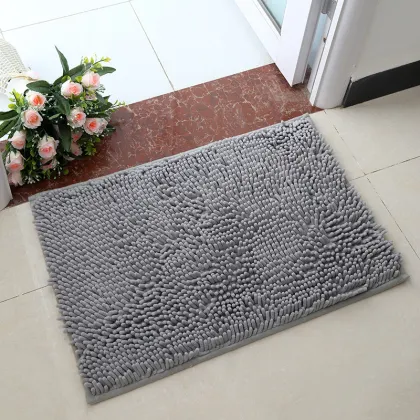 microfiber chenille bath mat, bathroom rug,bath mat,toilet mat