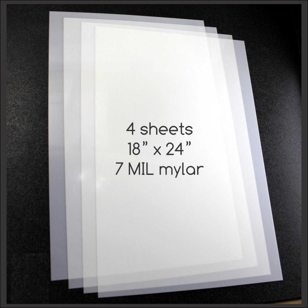 Blank Mylar Stencil 7.5 mil mylar Sheets