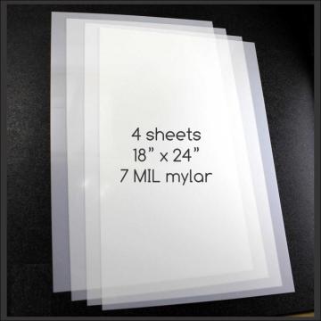 190micron PET Mylar Plastic Stencil Template Sheet/Film