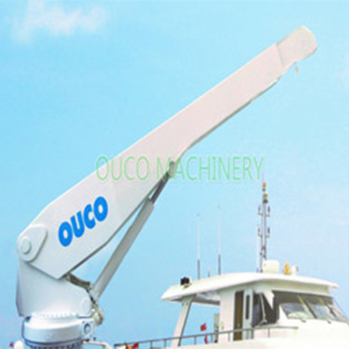 1T4M Mini Yacht Marine Crane with Telescopic Boom