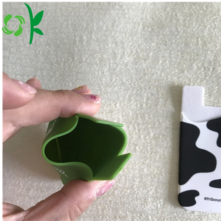 Cow Silicone Phone Card Holder