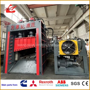 Equipamento automático de cisalhamento de pórtico para processamento de sucata