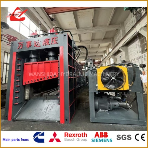 Equipamento automático de cisalhamento de pórtico para processamento de sucata