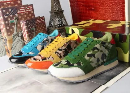 Fashion Valentino shoes, high quality cheap Valentino sneakers, Valentino men's fashion casual outdoor shoes walking shoes