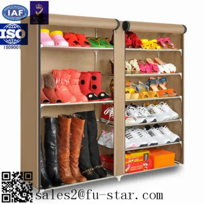 Modern designs metal shoe rack shoe storage cabinet solid wood shoe cabinet