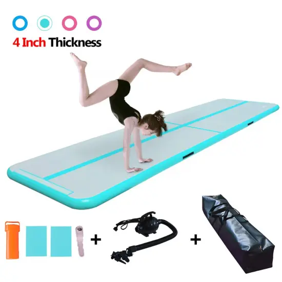 4m 5m 6m Tumbling Mat Gymnastics Airtrack tool Yoga mat Pvc Inflatable Air track Floor Mat for kids adults tranning mattress mat