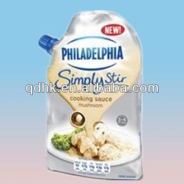 Hot selling stand up plastic spout pouch