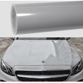 crystal gloss light grey car wrap vinyl