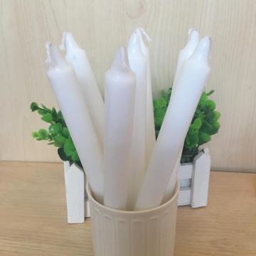 stick shape white snow wax color candle bougies