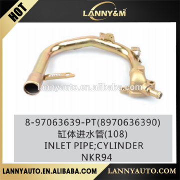 Yiwu Japan truck NKR 94 water inlet outlet pipe for cylinder block 8970636390 8-97063639-PT