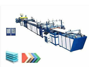 foam board sheet extrusion line