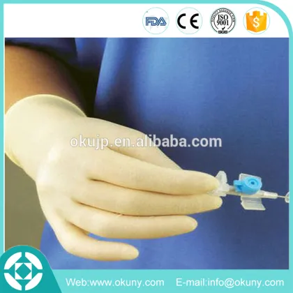 S M L Size Natural latex gloves wholesale