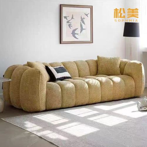 Модульный диван «Горчично-желтый пузырь»