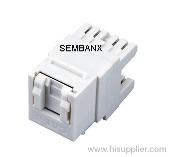 Cat6 8p8c Utp perde kilit taşı Jack ile