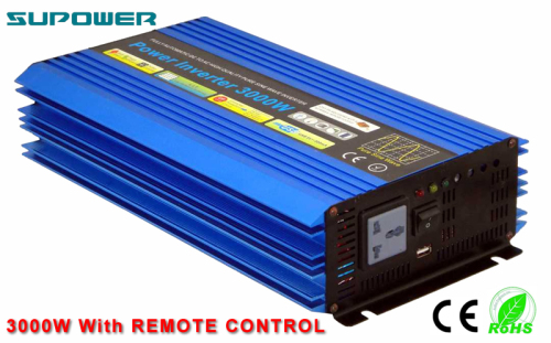 3000W Pure Sine Wave Power Inverter with Remote Control