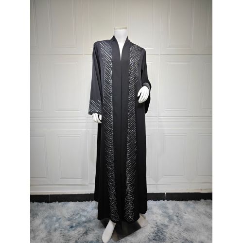Sleeve Flare Kimono Abaya Cardigan