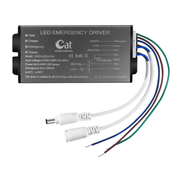 LED emergency driver for led light